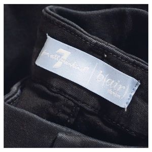 7FAM b(air): Black jeans- kitten soft. Like new!!